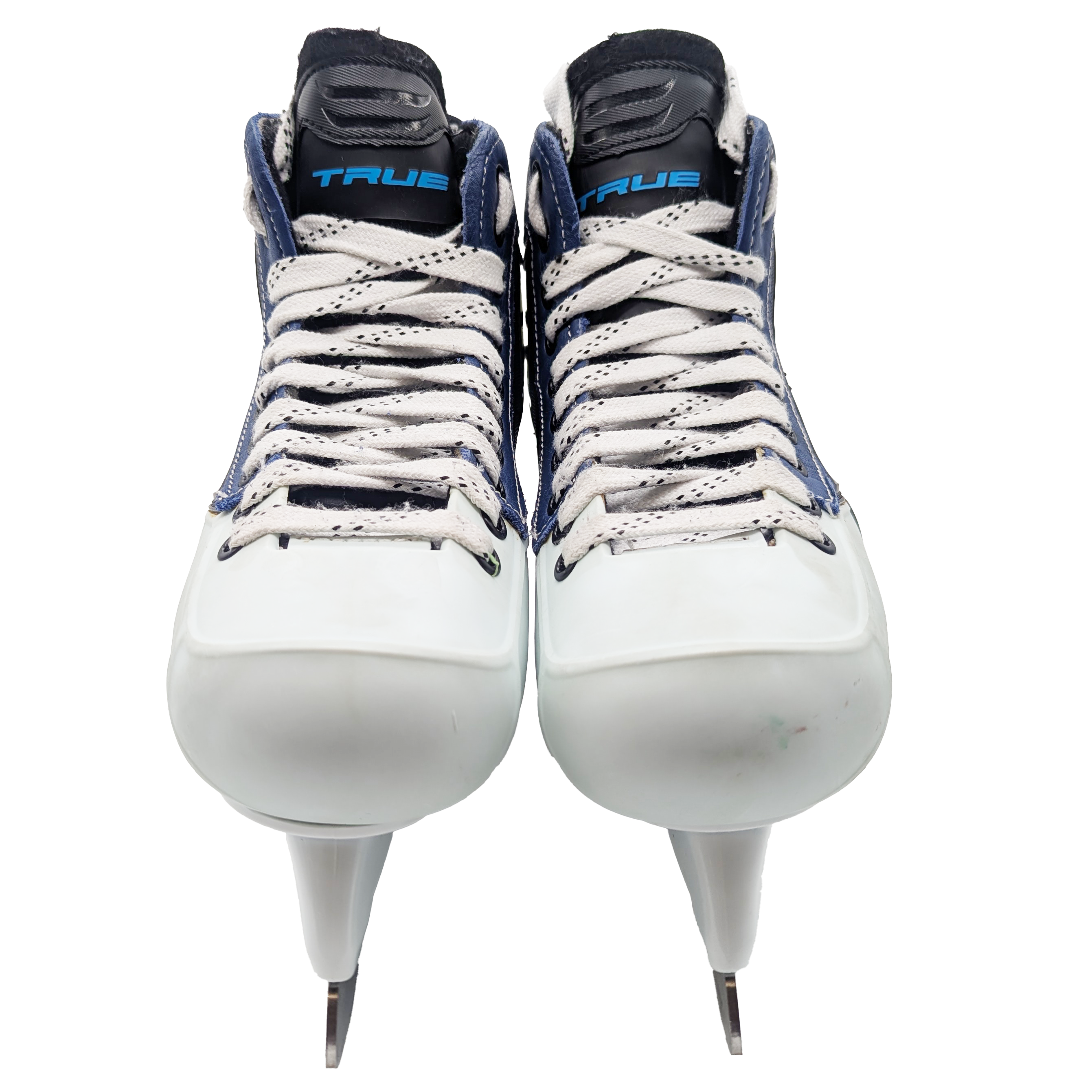True Custom - Patins de gardien de but de hockey NCAA d'occasion - Taille 10